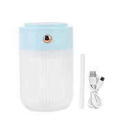 250ml Mini Air Humidifier USB Powered Colorful Lamp Humidifier for Car Office Living RoomBlue In Australia - Darrahopens