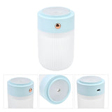250ml Mini Air Humidifier USB Powered Colorful Lamp Humidifier for Car Office Living RoomBlue