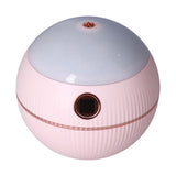 550ML Spherical Humidifier Mini Portable Star Projection Humidifier for Home Bedroom USB ChargingPink In Australia - Darrahopens