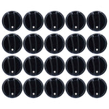 20PCS 8mm Universal Kitchen Range Control Knob ABS for Gas Stove Microwave Oven Water Heater
