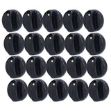 20PCS 8mm Universal Kitchen Range Control Knob ABS for Gas Stove Microwave Oven Water Heater