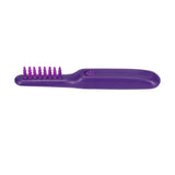 Detangling Brush Purple Anti Knotting Portable Rotatable Wet Dry Dual Use Detangler Comb for Home