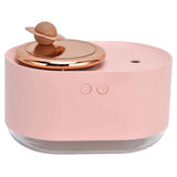 2 in 1 Rotating Planet Humidifier USB Charging Cordless Mute Spray Humidification for Home 1200MAHPink In Australia - Darrahopens