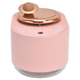2 in 1 Rotating Planet Humidifier USB Charging Cordless Mute Spray Humidification for Home 1200MAHPink In Australia - Darrahopens