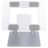 Laptop Stand Collapsible Aluminium Alloy Computer Riser Stand Silver Notebook Support Cooling Holder for Laptop Within 18in In Australia - Darrahopens