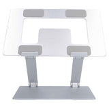 Laptop Stand Collapsible Aluminium Alloy Computer Riser Stand Silver Notebook Support Cooling Holder for Laptop Within 18in In Australia - Darrahopens