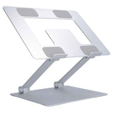 Laptop Stand Collapsible Aluminium Alloy Computer Riser Stand Silver Notebook Support Cooling Holder for Laptop Within 18in In Australia - Darrahopens