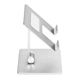 Adjustable Phone Stand Aluminum Alloy Reusable Tablet Holders Rack for Office Home BedroomSilver In Australia - Darrahopens