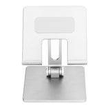 Adjustable Phone Stand Aluminum Alloy Reusable Tablet Holders Rack for Office Home BedroomSilver