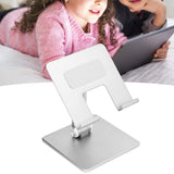 Adjustable Phone Stand Aluminum Alloy Reusable Tablet Holders Rack for Office Home BedroomSilver