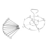 304 Stainless Steel Skewers Stand Set Multifunction Grill Dehydration Rack Fryer Accessories for Pinxia6QT In Australia - Darrahopens