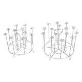 304 Stainless Steel Skewers Stand Set Multifunction Grill Dehydration Rack Fryer Accessories for Pinxia6QT