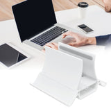 Laptop Stand ABS Notebook Computer Stand Automatic Adjustment Mobile Phone Holder Easy to Use and Stable for OfficeWhite
