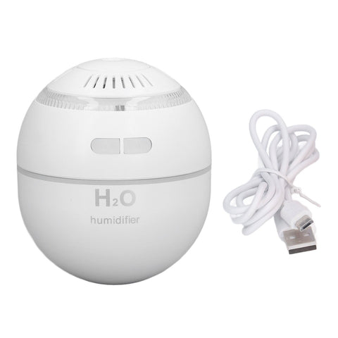 Household Ball Shaped Humidifier Colorful RGB Light Humidifier Mini Water Replenishing Air HumidifierWhite In Australia - Darrahopens