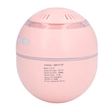 Household Ball Shaped Humidifier Colorful RGB Light Humidifier Mini Water Replenishing Air HumidifierPink