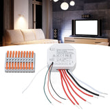 Smart Curtain Switch Module 2 Way Wifi Curtain Opener Module APP Remote Control Timing for Intelligent Appliance 90‑250V