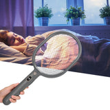 2 in 1 Electric Mosquito Swatter Ultraviolet LED Lights 3 Layer Mesh USB Rechargeable Mosquitoes Racket
