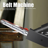 Belt Grinder Metal Furniture Grinding Polishing Machinne Household Small Belt Sander with Belt 1/2x18 Inch