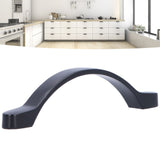 Black Zinc Alloy Handle American Cabinet Hardware Handle Drawer Handle Wardrobe Door Handle Bathroom Handle