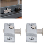 2Set Latch Lock Folding Window Door Bolt AntiTheft Security Stainless Steel Latch Lock