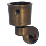 Round Cup Caster Zinc Alloy Vintage Matt Exquisite Sturdy Durable Stable Silent Wheel Dia Swivel In Australia - Darrahopens