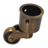 Round Cup Caster Zinc Alloy Vintage Matt Exquisite Sturdy Durable Stable Silent Wheel Dia Swivel In Australia - Darrahopens