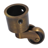 Round Cup Caster Zinc Alloy Vintage Matt Exquisite Sturdy Durable Stable Silent Wheel Dia Swivel In Australia - Darrahopens