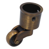 Round Cup Caster Zinc Alloy Vintage Matt Exquisite Sturdy Durable Stable Silent Wheel Dia Swivel In Australia - Darrahopens