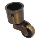 Round Cup Caster Zinc Alloy Vintage Matt Exquisite Sturdy Durable Stable Silent Wheel Dia Swivel In Australia - Darrahopens