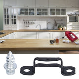 60 Set 2in 1 Furniture Concealed Connector Slide Buckle Fastener for Cabinet Wardrobe Combination AccessoriesAll Pass