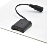 10W Photovoltaic Solar Panel with Fan Kit Dual Female USB Ports for Cars Boats Airplanes Satellites