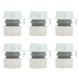 8Pcs Lock Type Faucet Quick Connector G1/2 Hose Faucet Coupling Adapter Fittings for Washing Machine