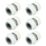 8Pcs Lock Type Faucet Quick Connector G1/2 Hose Faucet Coupling Adapter Fittings for Washing Machine