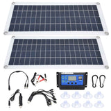2x10W Solar Panels Kit with 30A Controller Photovoltaic Module USB 5V for RV Boat Emergency Charging In Australia - Darrahopens
