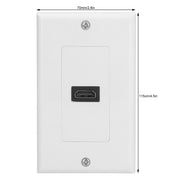 High Definition Multimedia Interface Wall Plate High Resolution 4K High Speed Pass Through No Welding Wall Socket