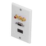Audio Video Wall Socket ABS Wear Resistant Durable No Welding Required Integrated Multimedia Wall Panel In Australia - Darrahopens
