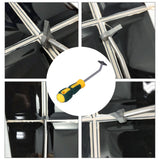 2Set Grout Removal Tool Stainless Steel Durable Efficient Portable Manual Grout Cleaner for Home Office