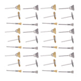 36PCs set Wire Polishing Wheel Pen Flat Bowl Shaped Steel Wire Wheel Brush Kit Accessories