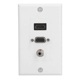 Audio Video Wall Socket 3.5mm F Connector Multimedia Port Wear Resistant Composite Video Panel In Australia - Darrahopens