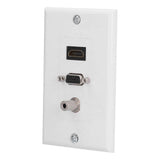 Audio Video Wall Socket 3.5mm F Connector Multimedia Port Wear Resistant Composite Video Panel In Australia - Darrahopens