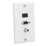 Audio Video Wall Socket 3.5mm F Connector Multimedia Port Wear Resistant Composite Video Panel In Australia - Darrahopens