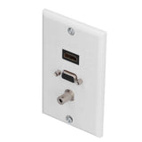 Audio Video Wall Socket 3.5mm F Connector Multimedia Port Wear Resistant Composite Video Panel In Australia - Darrahopens