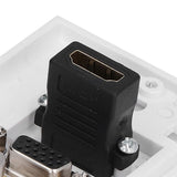 Audio Video Wall Socket 3.5mm F Connector Multimedia Port Wear Resistant Composite Video Panel