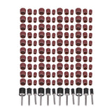 132pcs Sanding Bands Durable Aluminum Alloy Drum Sander Tool for Woodworking Metal Polishing In Australia - Darrahopens