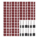 132pcs Sanding Bands Durable Aluminum Alloy Drum Sander Tool for Woodworking Metal Polishing
