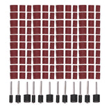 132pcs Sanding Bands Durable Aluminum Alloy Drum Sander Tool for Woodworking Metal Polishing