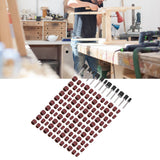 132pcs Sanding Bands Durable Aluminum Alloy Drum Sander Tool for Woodworking Metal Polishing