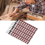 132pcs Sanding Bands Durable Aluminum Alloy Drum Sander Tool for Woodworking Metal Polishing