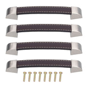 4 Set Furniture Handle Brown Rectangular Drawer Pull for Cabinet Side Doors Luggage In Australia - Darrahopens