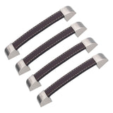 4 Set Furniture Handle Brown Rectangular Drawer Pull for Cabinet Side Doors Luggage In Australia - Darrahopens